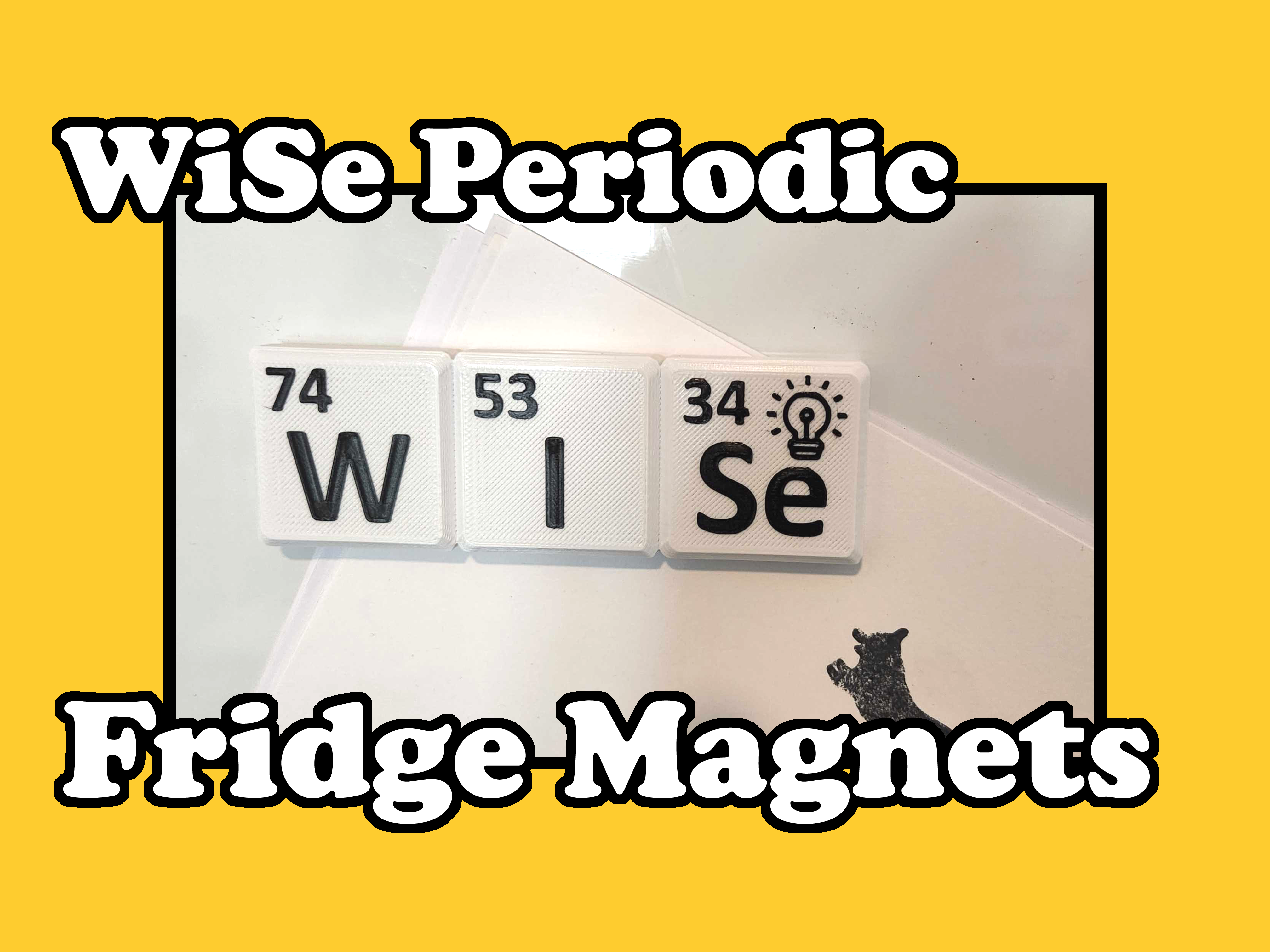 WiSe Periodic Fridge Magnet