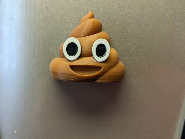 Poop Emoji Fridge Magnet