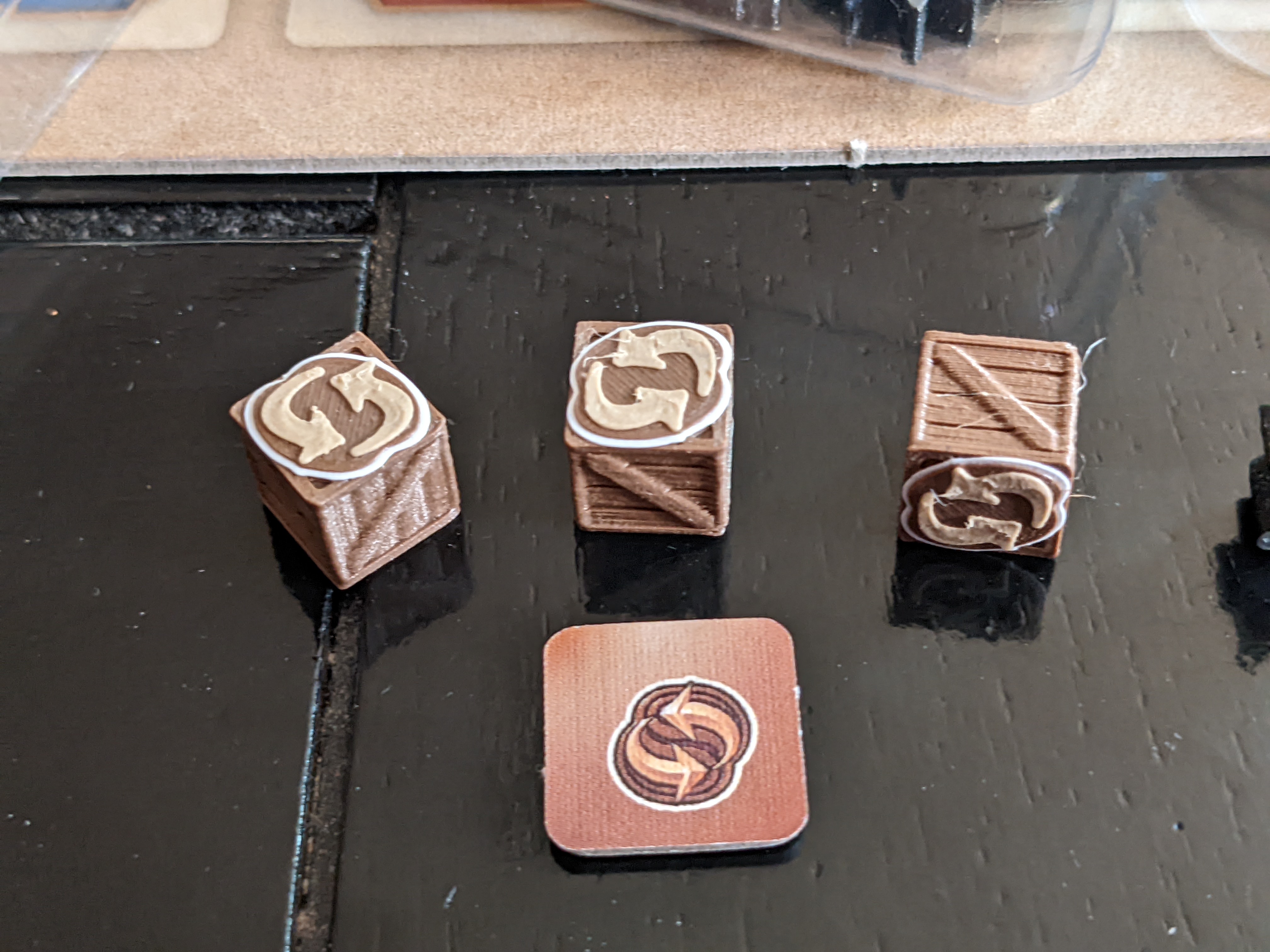 Anno 1800 Board Game upgrade pieces
