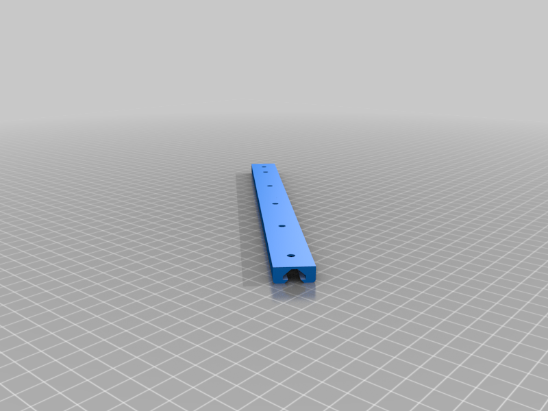 V Slotted Rail 10x20 - 250mm by GlitchPrinter | Download free STL model ...