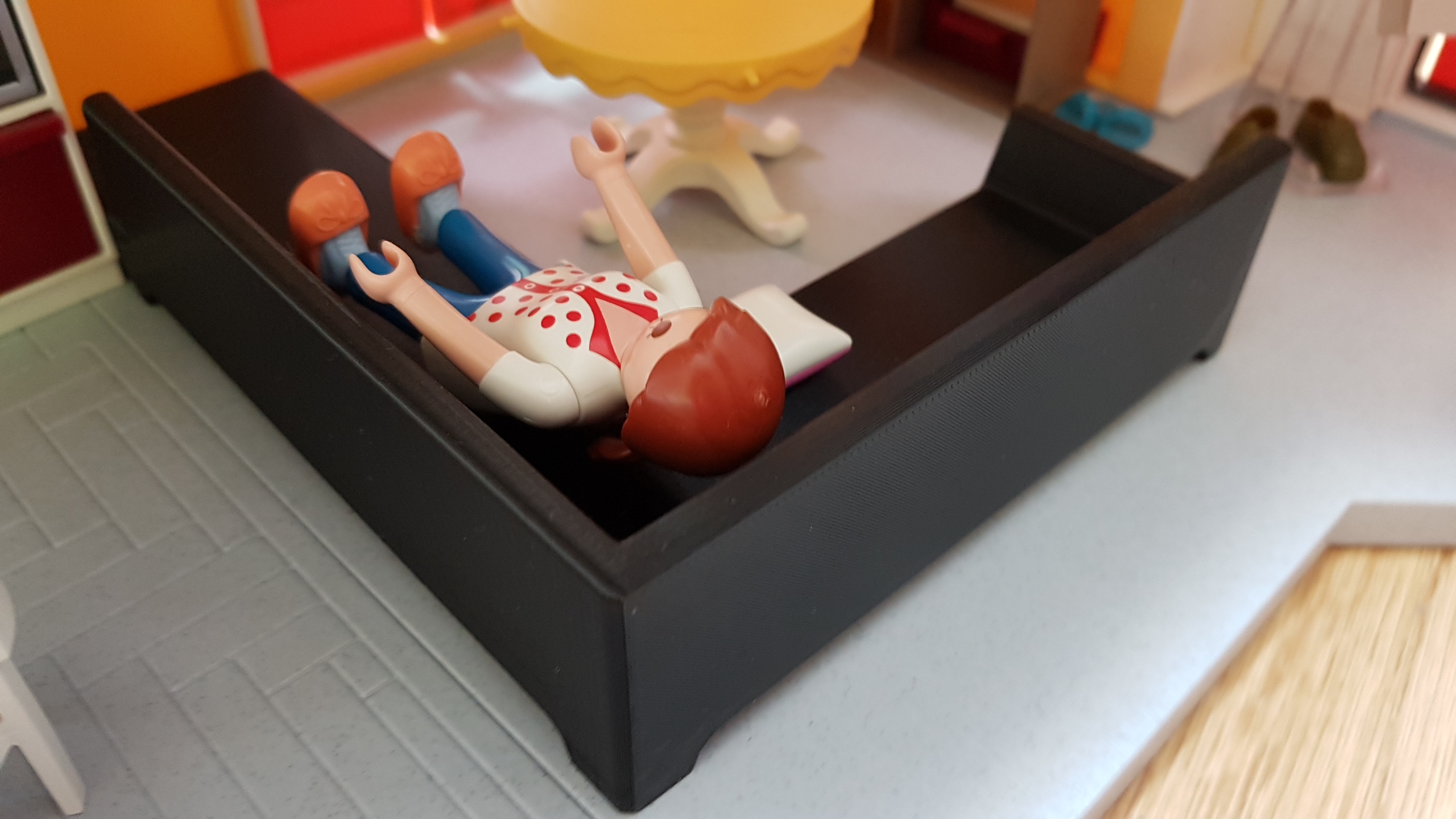 Big L Sofa Playmobil compatible