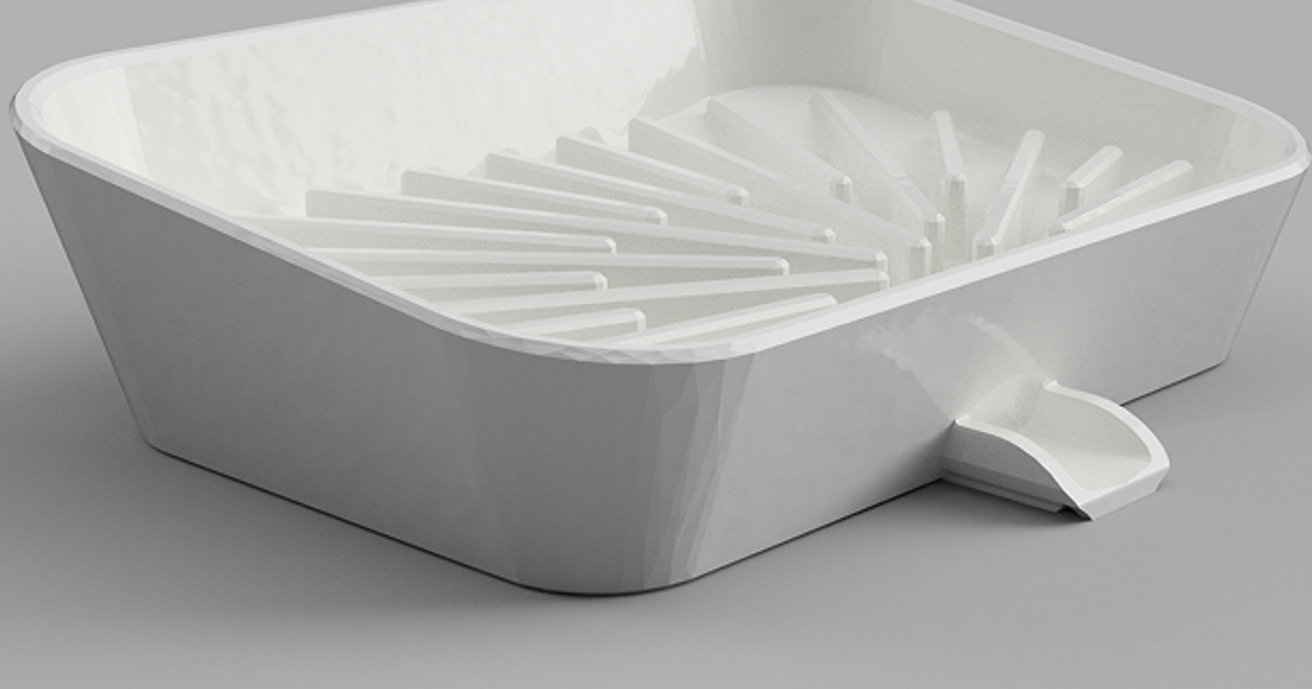 Soap Dish with Draining by The3DBunny