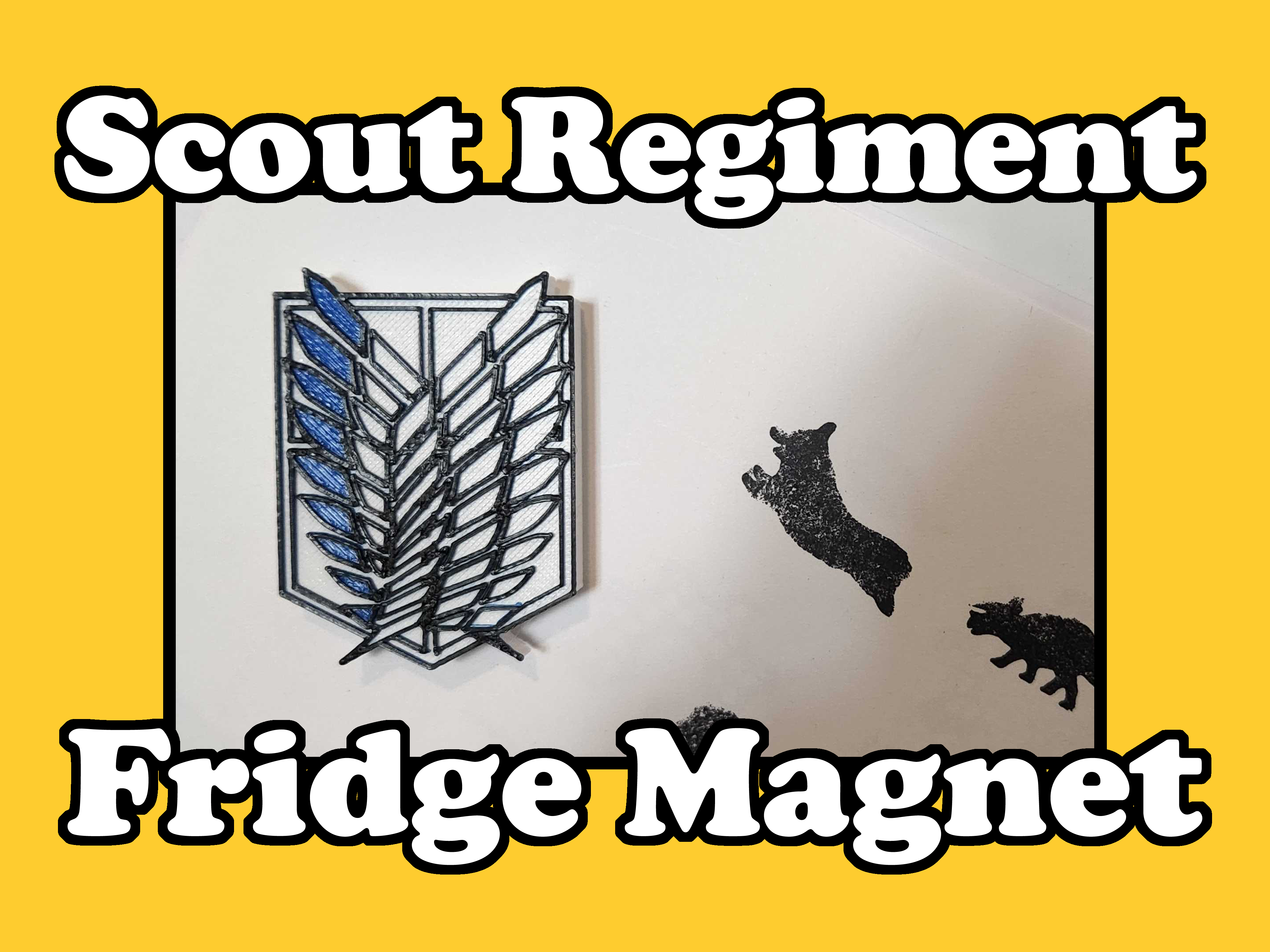Scout Regiment Fridge Magnet