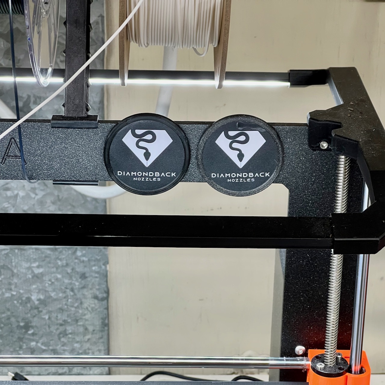 Simple Sticker-Holder / Badge for Prusa i3 MK3x Frame