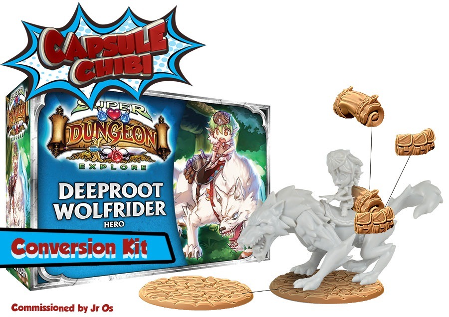 Super Dungeon Deeproot Wolfrider Conversion Kit