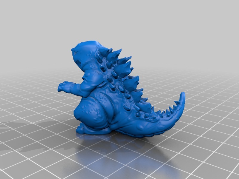 Miniatura 2 do modelo 3D Godlizard