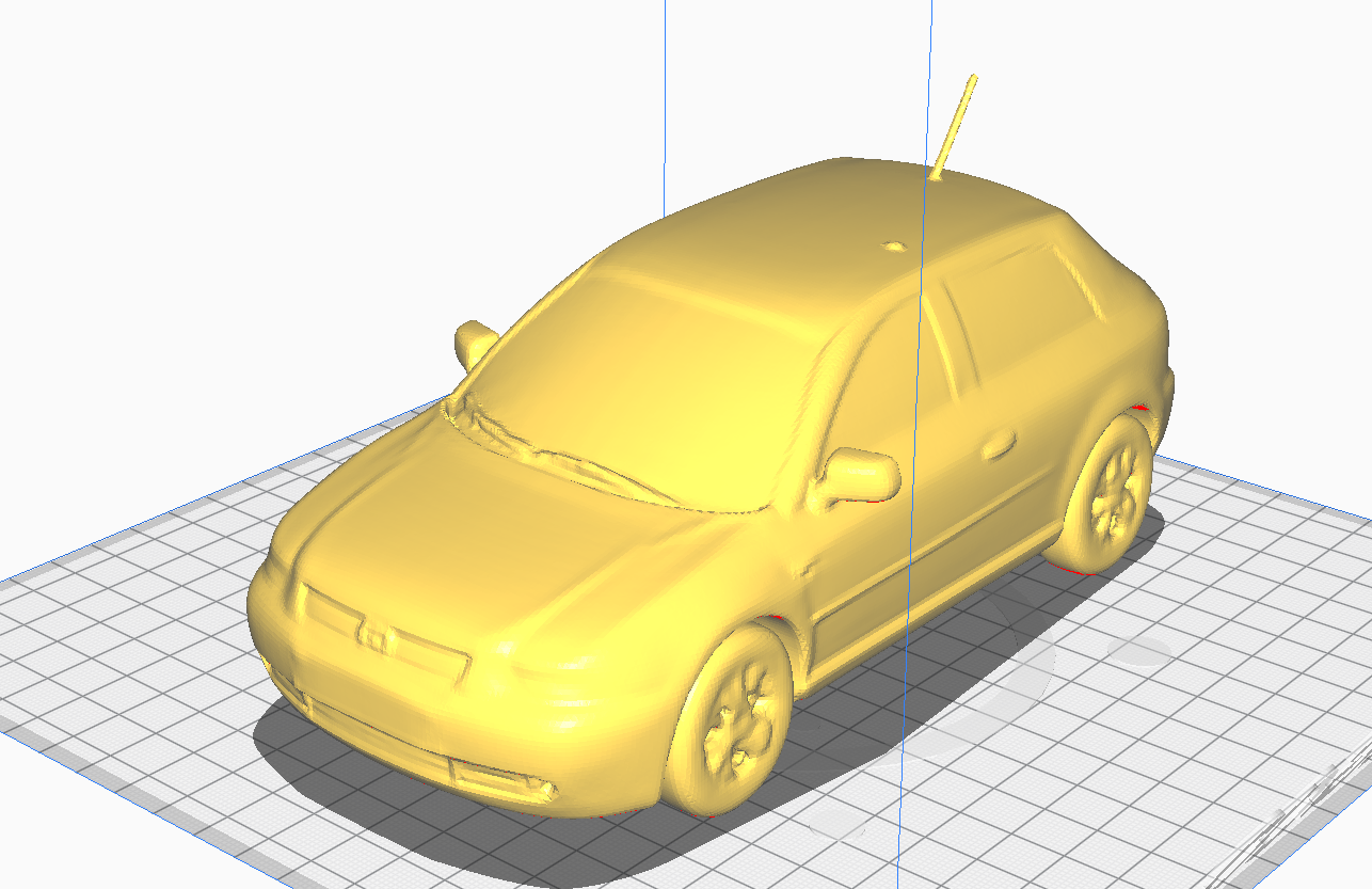 Audi A3 8L Low Poly