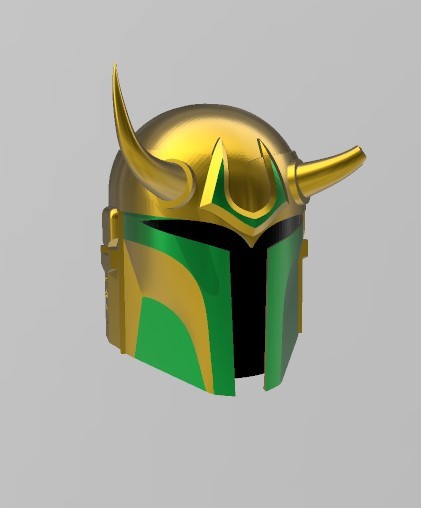 Sylvie Loki Mandalorian Helmet