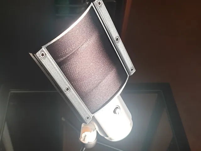 Clip on Pop-filter for microphones