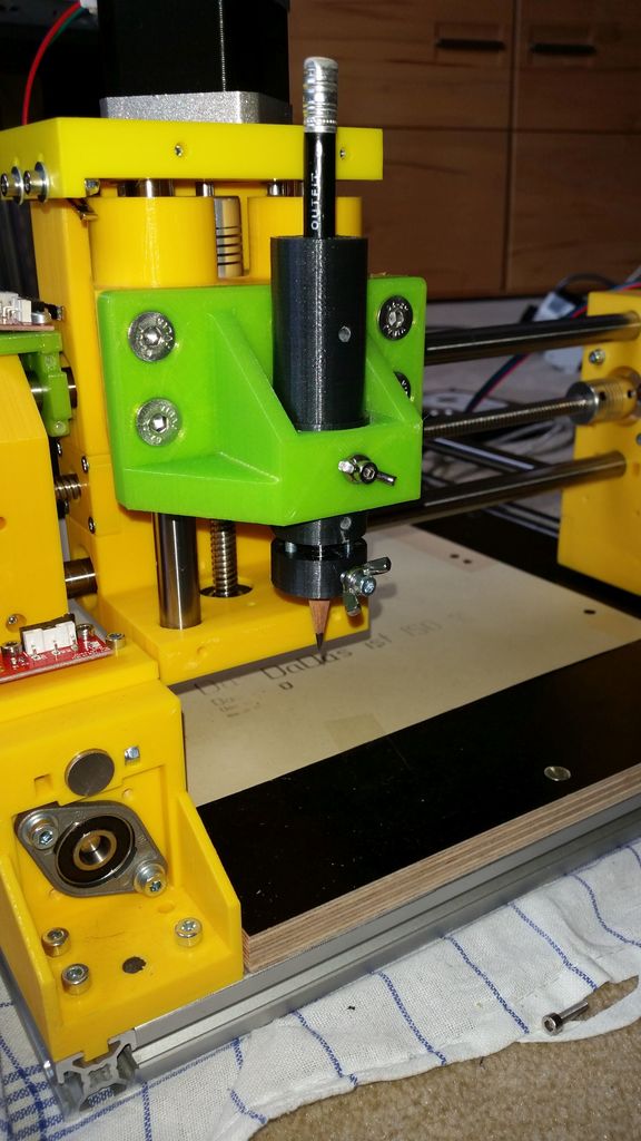 gefederter Stifthalter für DIY Dremel CNC