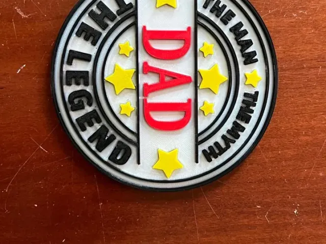 Dad legend coaster