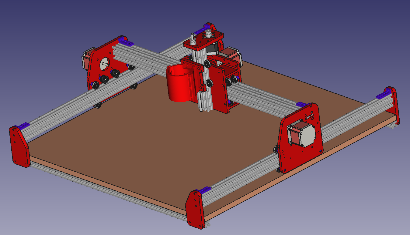 My New 3D printed CNC (X-carve version)