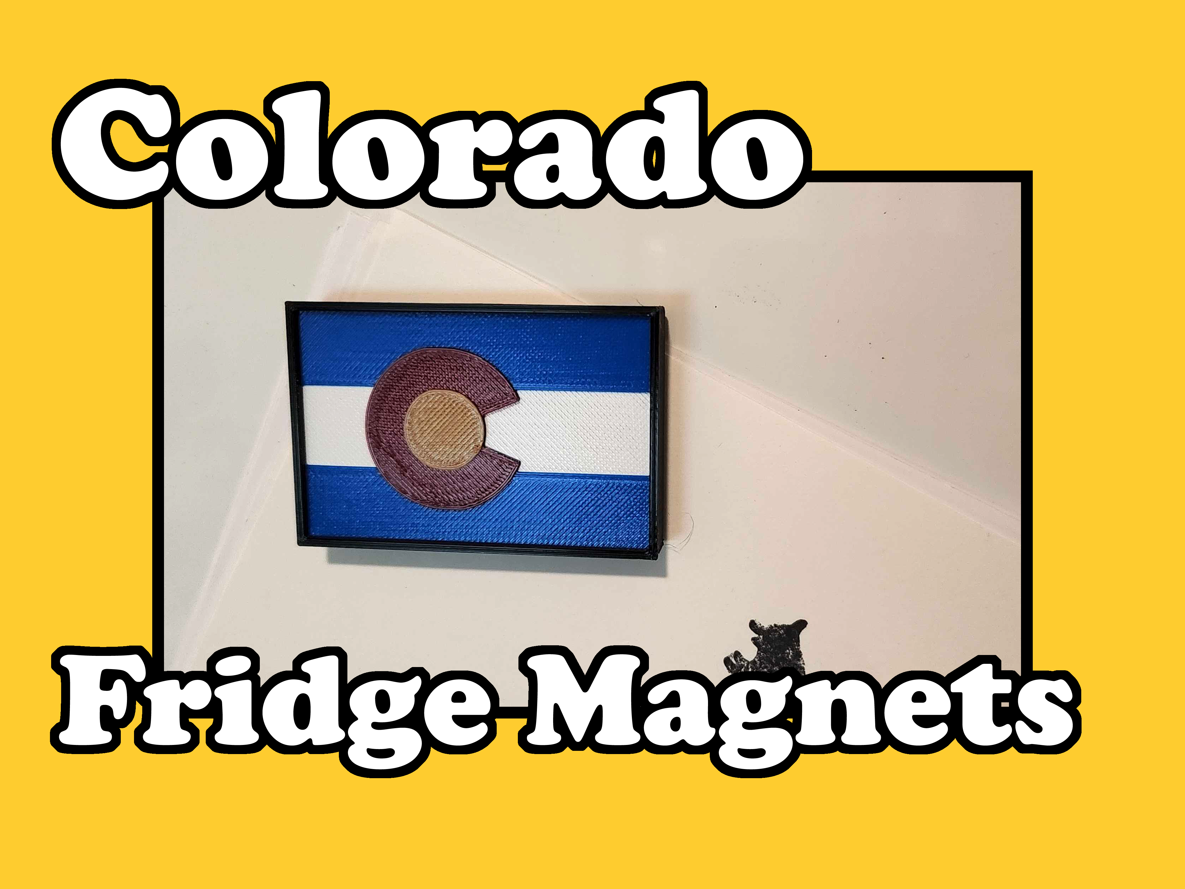 Colorado Fridge Magnet