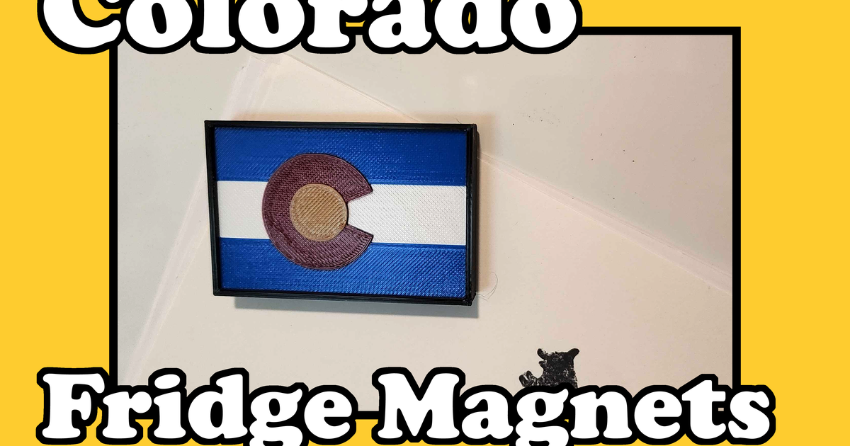 Colorado Fridge by iqless Download free STL model