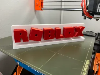 Roblox logo 3D model