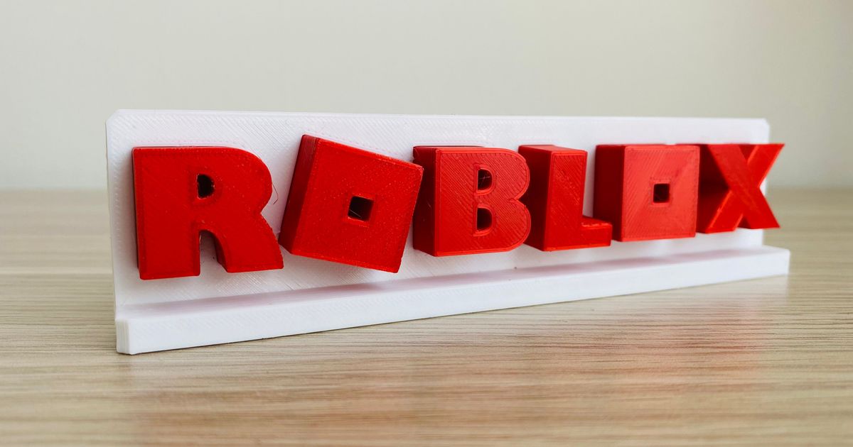 roblox logo 3D Models to Print - yeggi