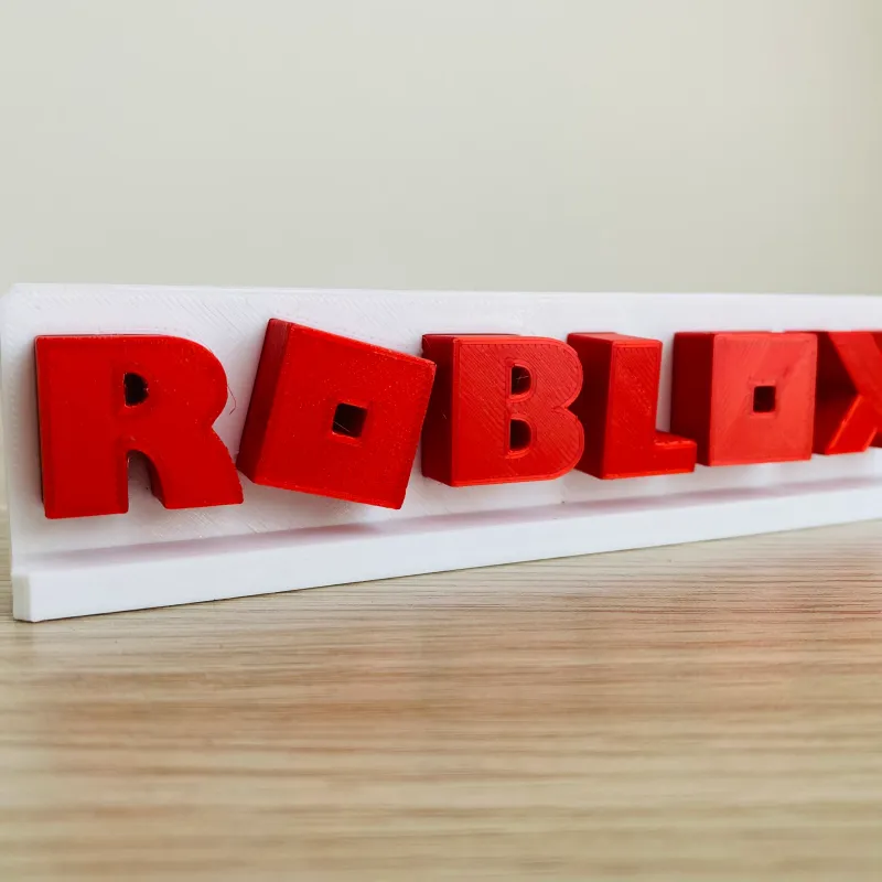 Roblox logo keychain by TUTOLUQUI