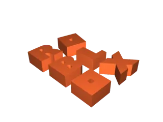 Roblox Logo by ToxicMaxi, Download free STL model