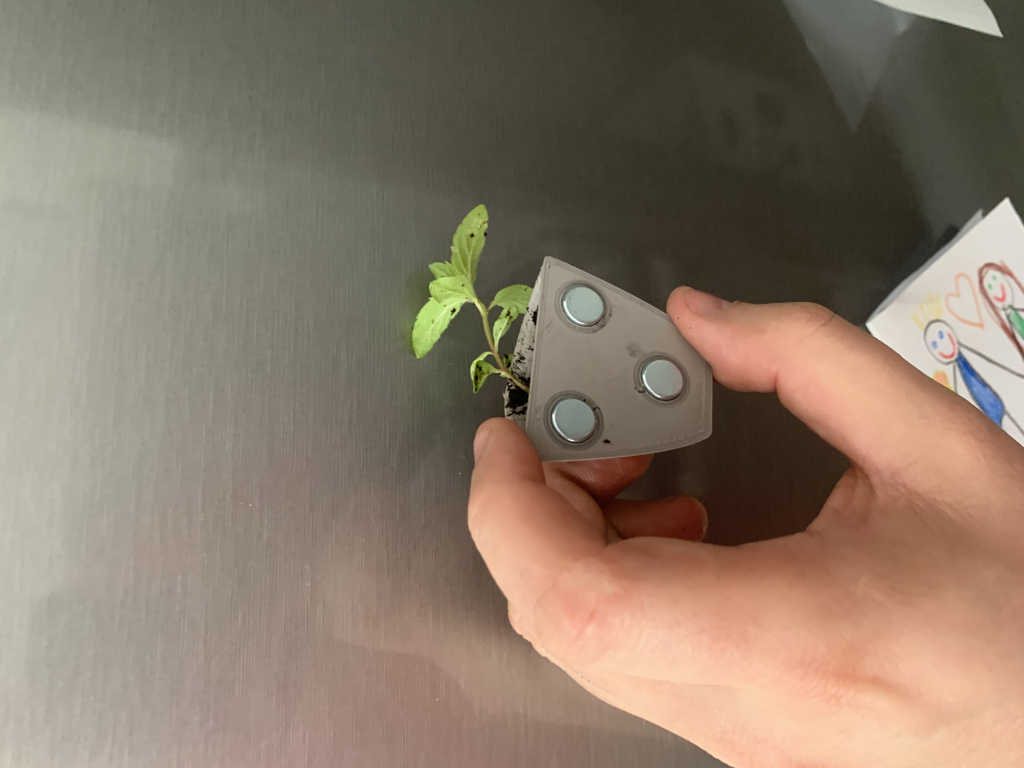 Miniatura 2 do modelo 3D Magnetic Flowerpot