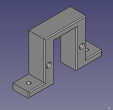 Vertical Power Socket Mounting bracket for 2020 (M4), IEC320 C14