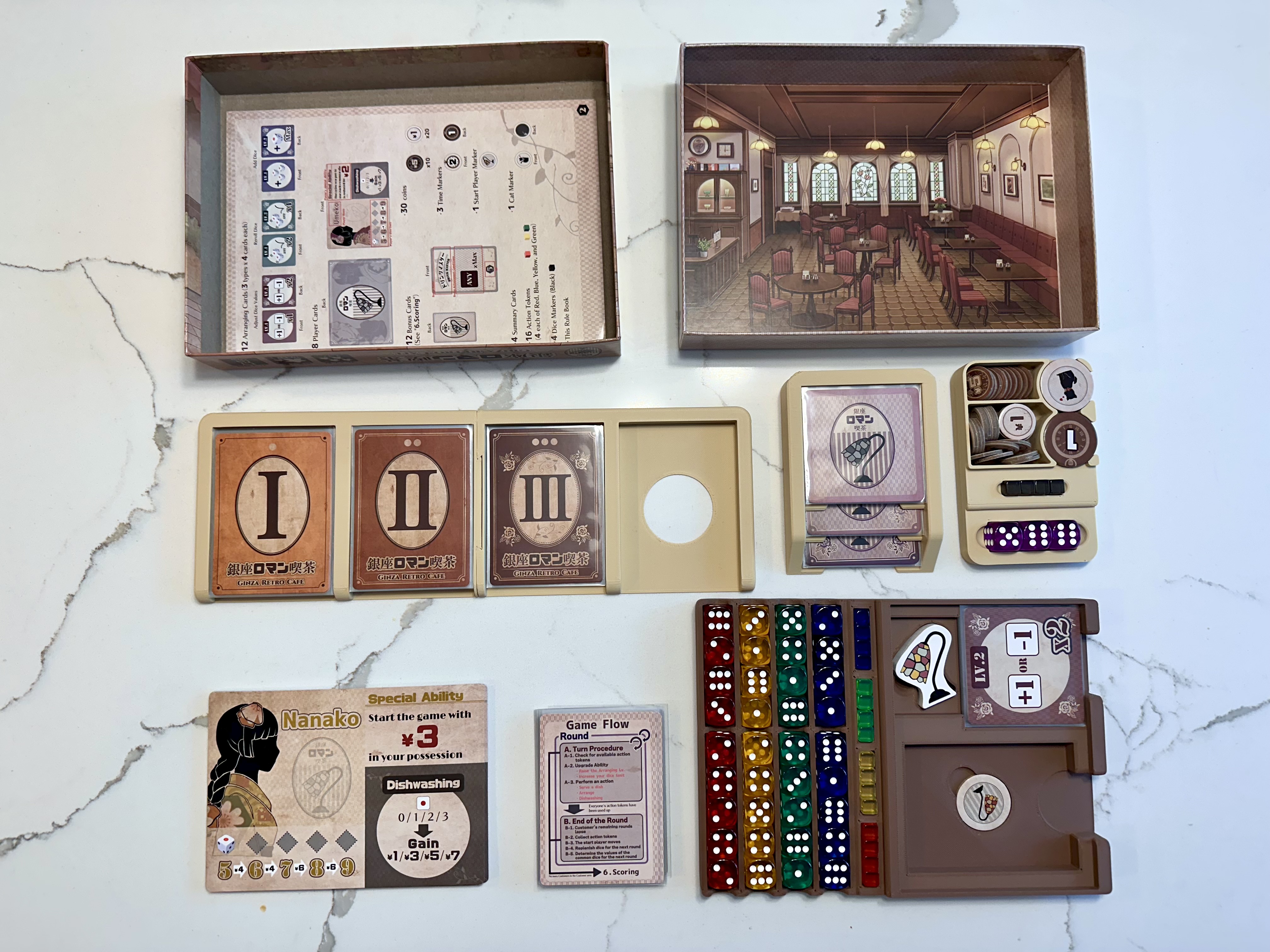Ginza Retro Cafe Game Insert