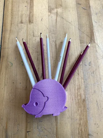 Hedgehog Theme Pencil Holder