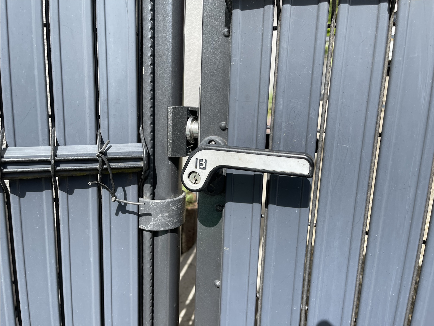 Gate door lock stopper