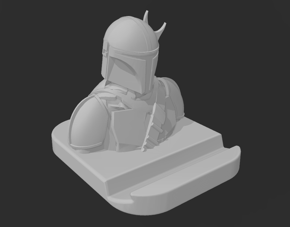 Mandalorian phone holder