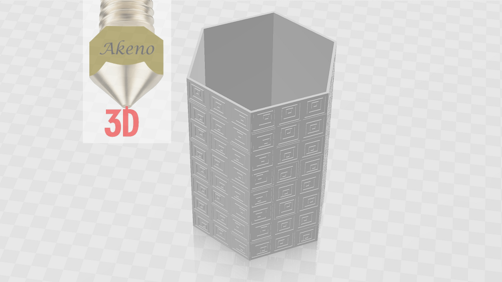 Beautiful Hexagonal Vase