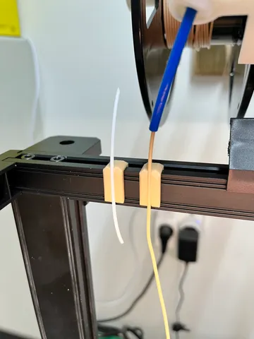 Filament clip gantry/top rail mounted - Ender 3 S1 & Ender 3 S1 Pro gantry rail tested