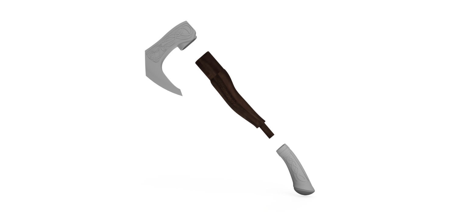 Miniatura 14 do modelo 3D Axe Magnet