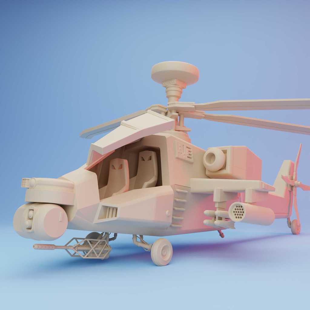 Apache Helicopter V2