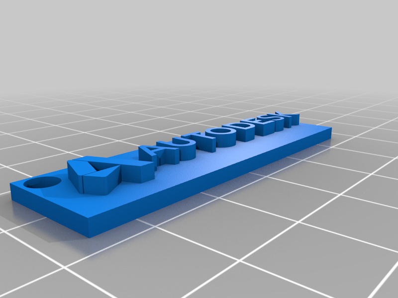 Autodesk Keychain by 23MWagner Download free STL model
