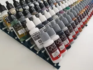Paint Organizer for 36 Mm Cans for Skadis and Uppspel Pegboards Scale Model  Paint Holder 