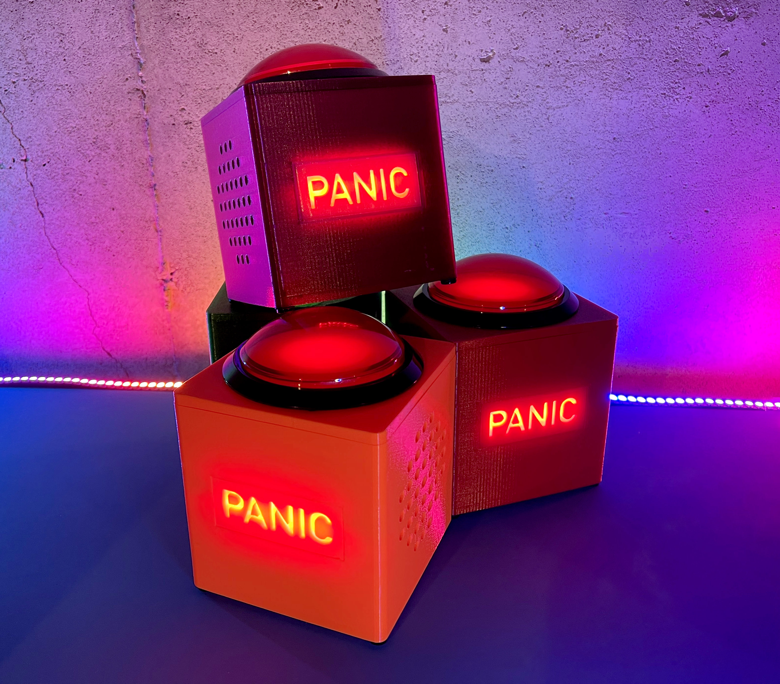 WiFi-Connected Panic Button Parts