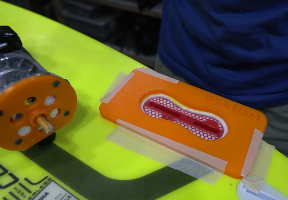 FCS2 Fin Box Installation Jig Surfboard Building by Andrew W