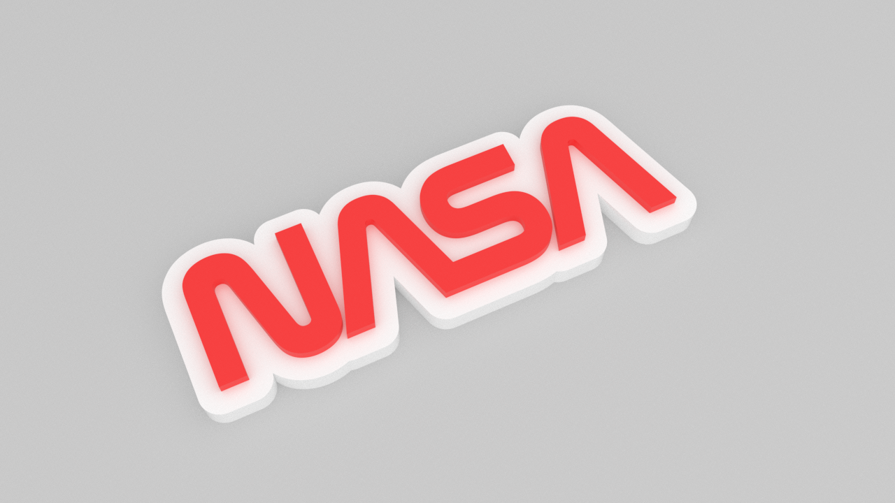 NASA Fridge Magnet - Contoured