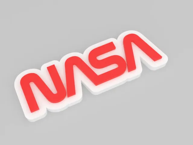 NASA Fridge Magnet - Contoured