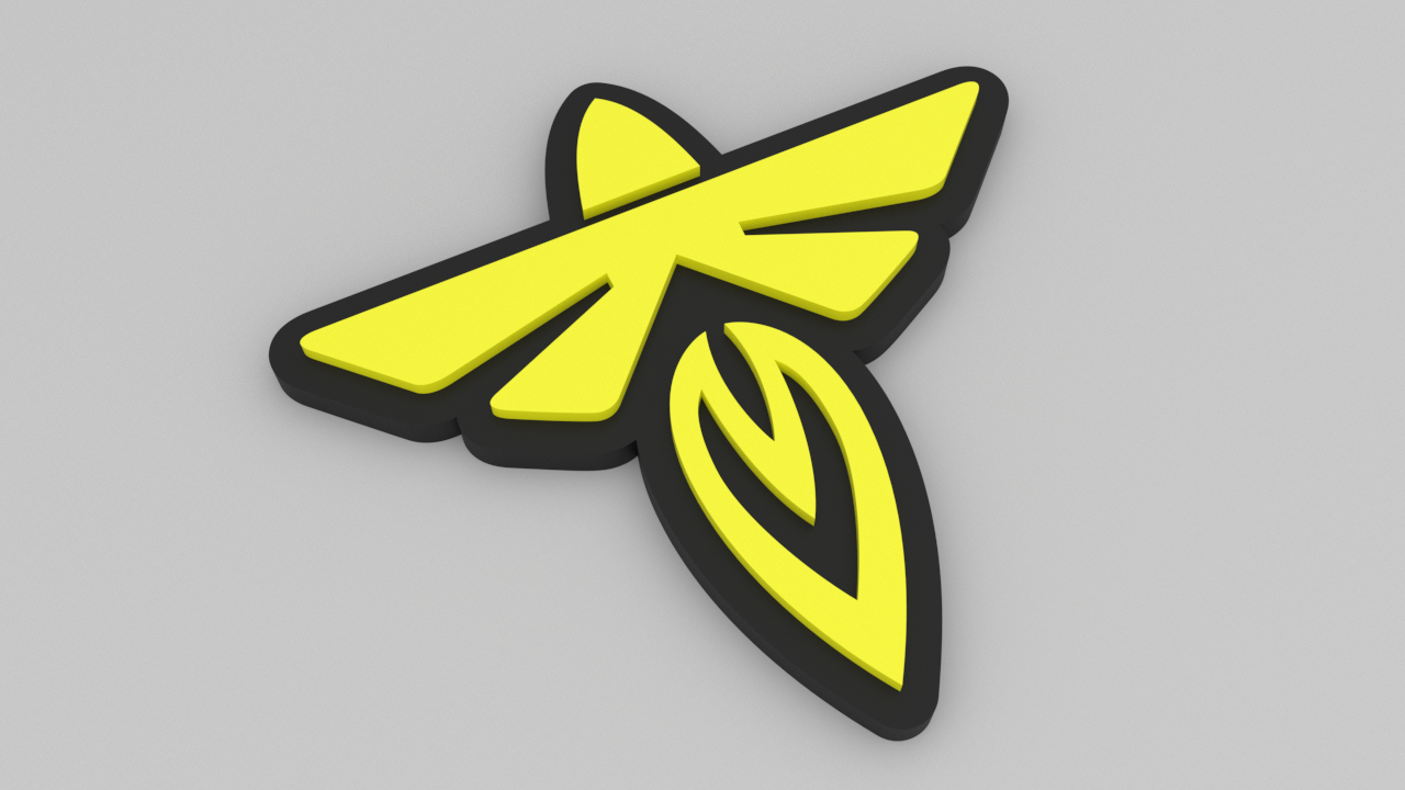 Firefly Fridge Magnet - Contoured Logo