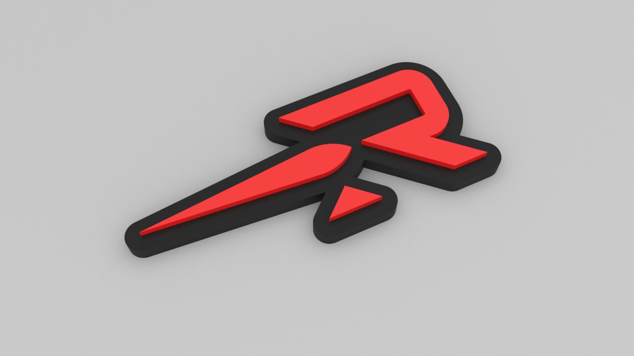 Rocket Lab Fridge Magnet - Contoured Logo