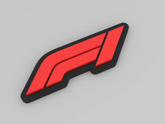 Formula 1 Fridge Magnet - Contoured F1 Logo
