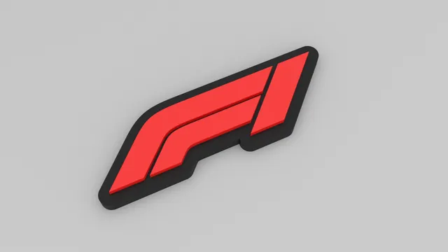 Formula 1 Fridge Magnet - Contoured F1 Logo