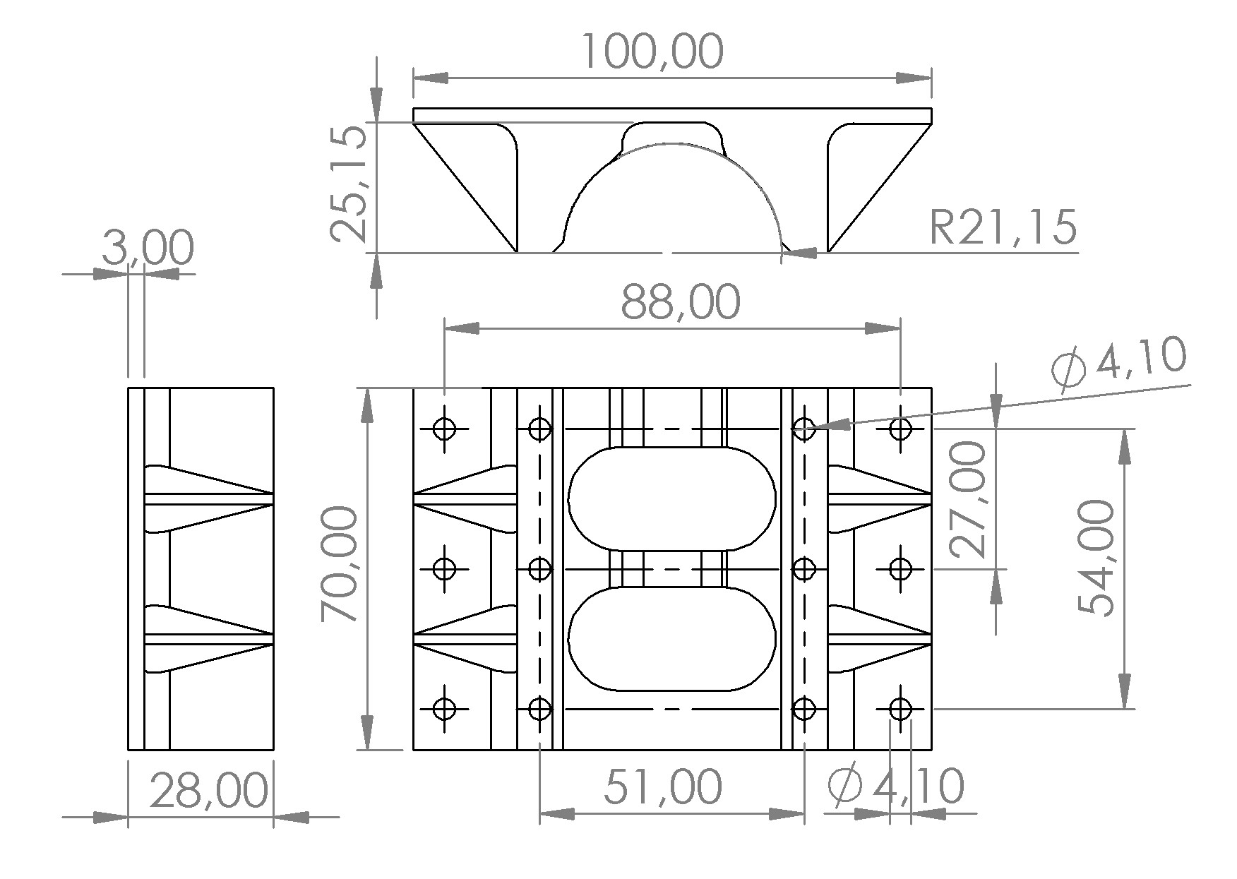 Engine mount (Ø42mm) by mizzen | Download free STL model | Printables.com