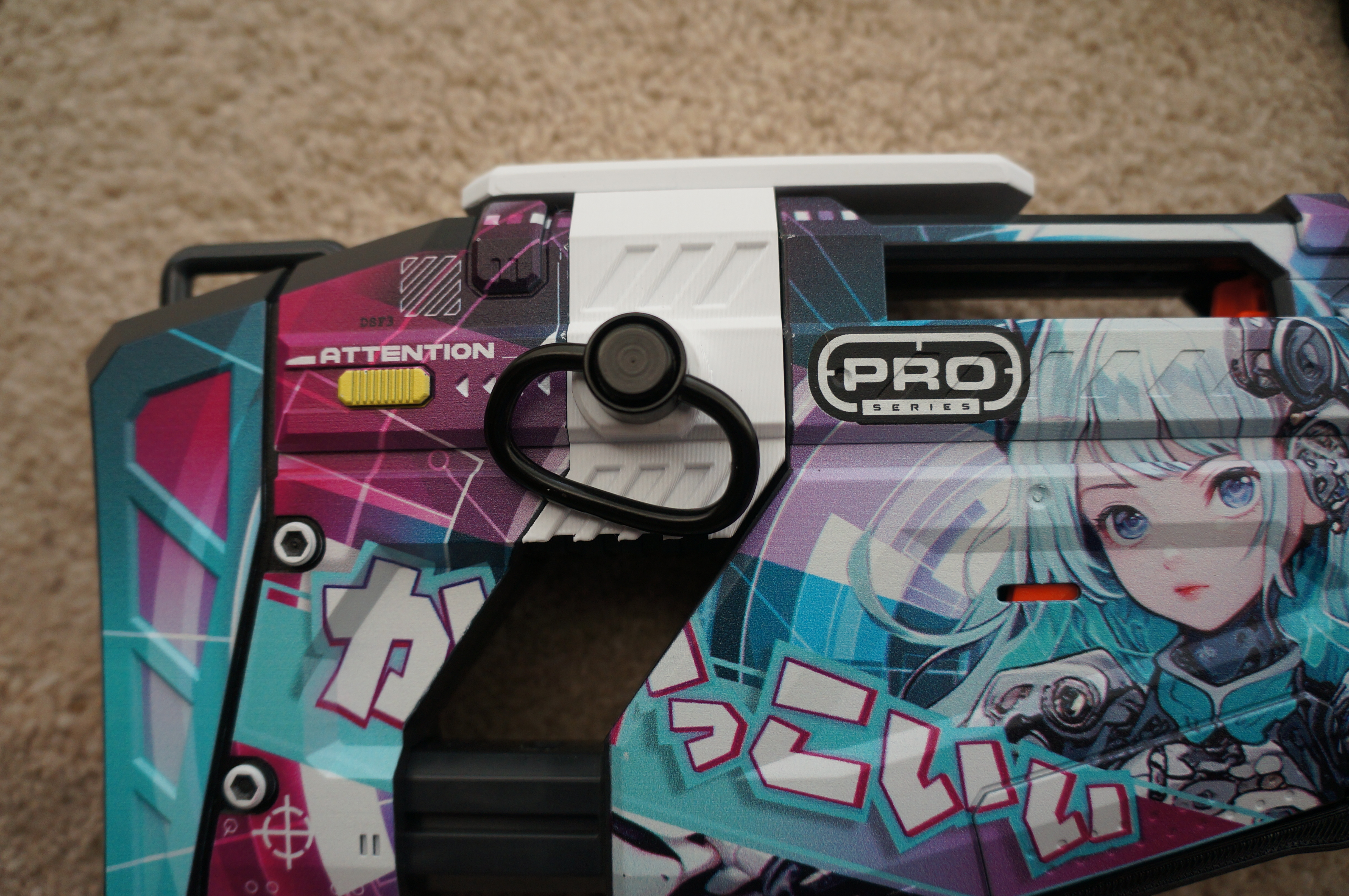 QD sling mount for LongXshot (X-Shot Longshot Pro) Stock Lock & Cheek Rest (LEFTY & Righty)