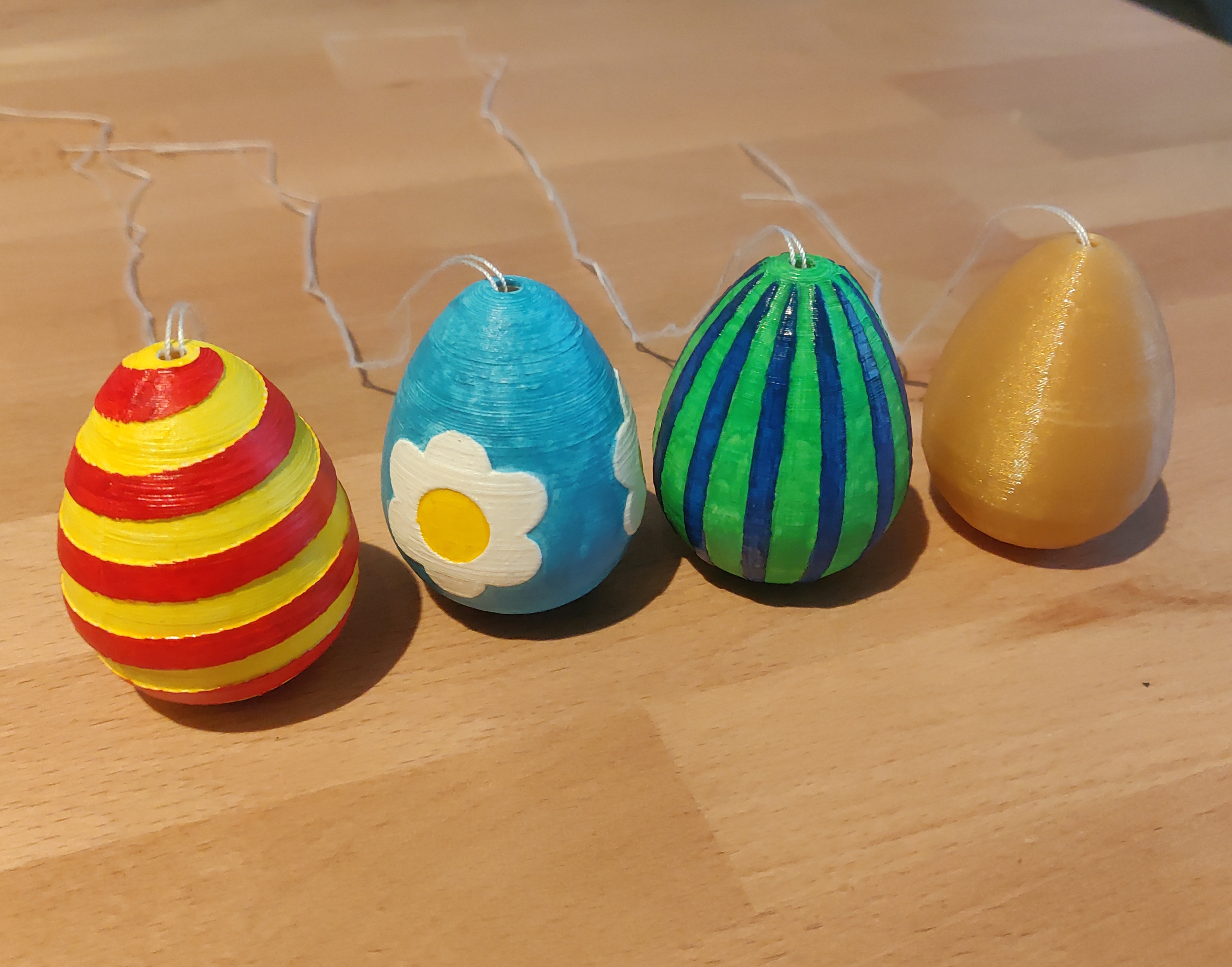 Decorative Easter Eggs / Easter Ornaments 3D model