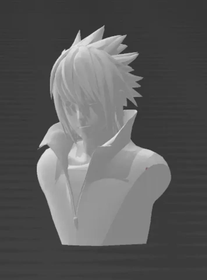 Buste de Sasuke by TiTou_Maker_3D, Download free STL model