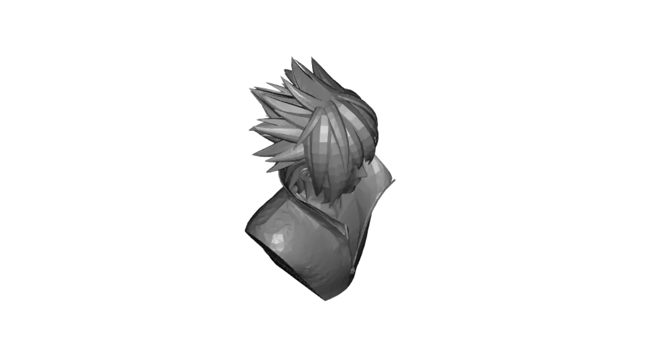 Buste de Sasuke by TiTou_Maker_3D, Download free STL model