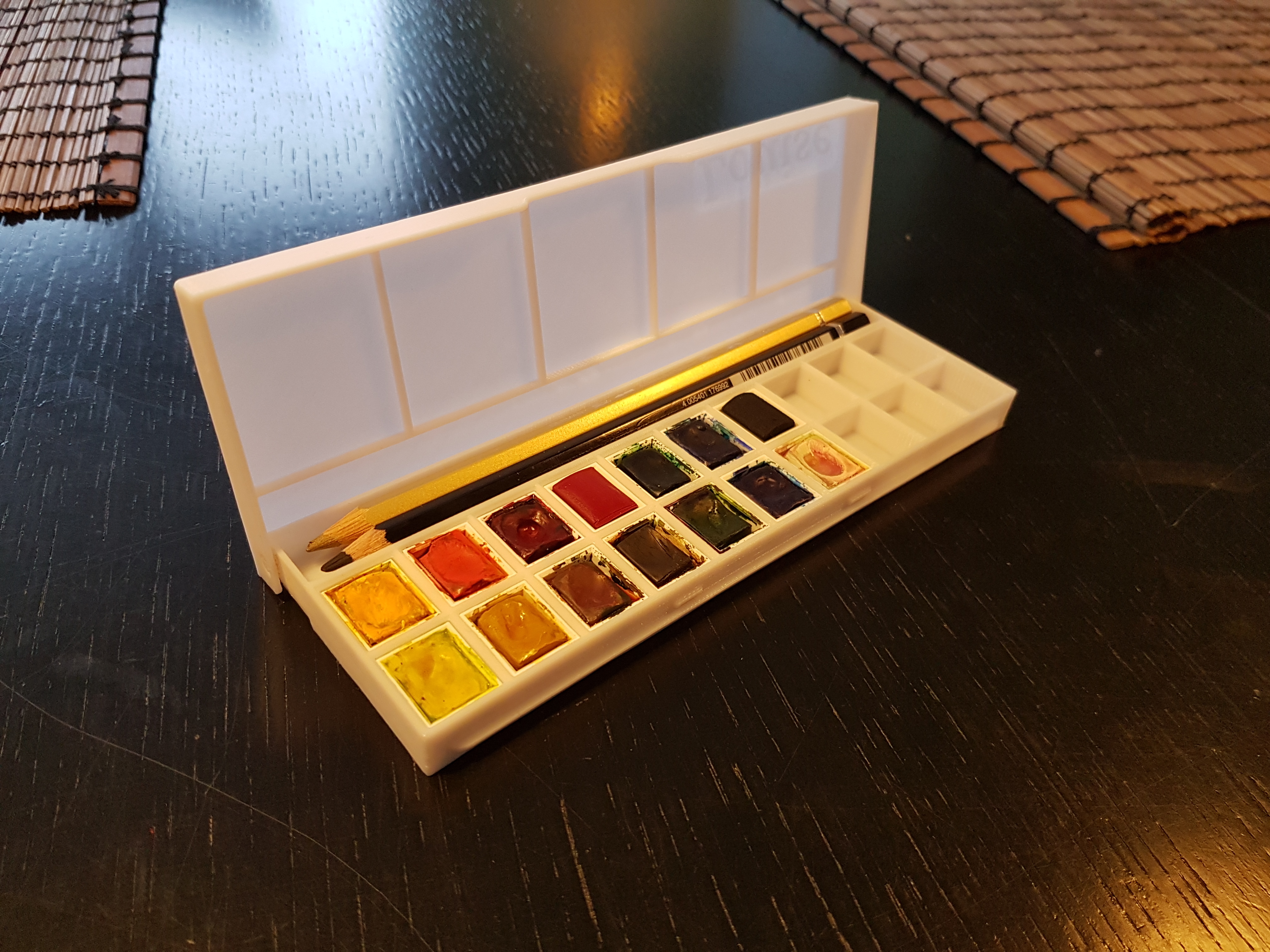 Watercolor half pan case
