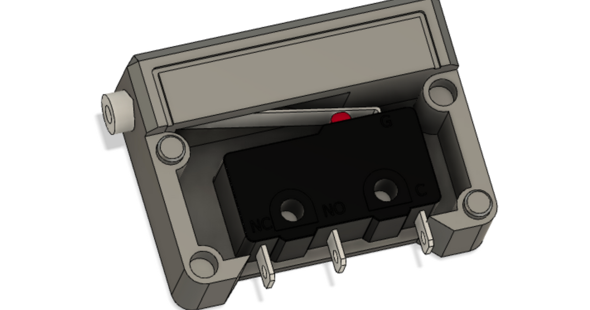 Filament Runout Switch Sensor By Calini | Download Free STL Model ...