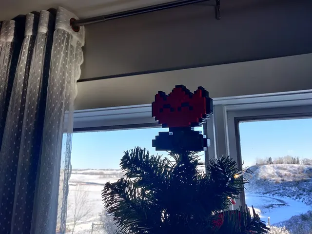 Super Mario Fire Flower Christmas Tree Topper